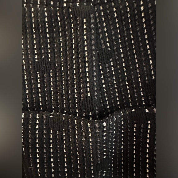 Anthropologie Cartonnier Jacquard Stripe Dot Wide Leg Pants size 8/28, like new. - Picture 12 of 14